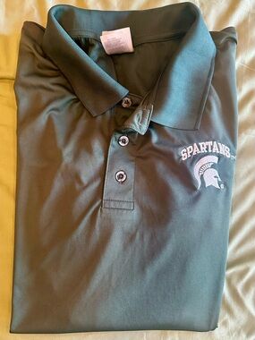 MSU Michigan State University Knights Apparel Polo Shirt XL